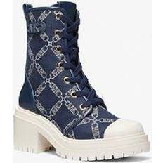 Michael Kors Bottines en Dentelle Michael Kors Hanley Bootie 40F3HYME6Y Bleu Marine