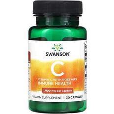 Nypon kapslar Swanson Vitamin C with Rose Hips 1 30 st
