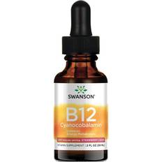 Swanson B12 Cyanocobalamin Liquid Strawberry 1