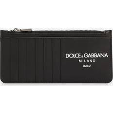 Dolce & Gabbana Vertical calfskin card with logo