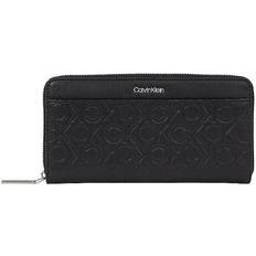 Calvin Klein Large Zip Around Wallet - BLACK One