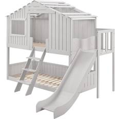 Kinder bett Juskys Children's Loft Bed Treehouse 195x260cm