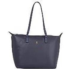 Femme Sacs de courses Tommy Hilfiger Sac à main Poppy Plus Tote AW0AW15856 Bleu marine