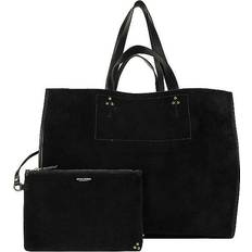 Jerome Dreyfuss Taschen Jerome Dreyfuss Ledertasche Shopper LEON L schwarz