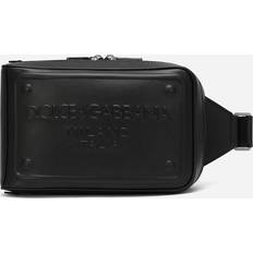 Dolce & Gabbana Calfskin belt bag with raised logo