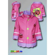 Vêtements de pluie Playshoes Imperméable Coccinelle Fille - Rose