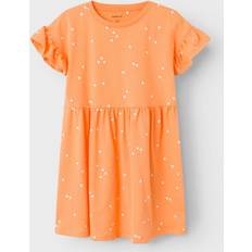 Orange Kleider Name It Print Kleid