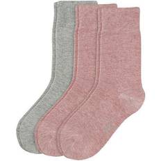 Kindersocken Barnkläder Camano Kinder-Socken Paar rose#grau;23