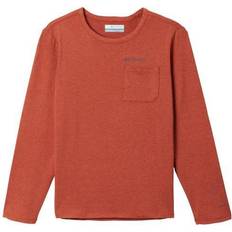 Red long sleeve shirt Columbia Boys' Tech Trail Long Sleeve Shirt- Red