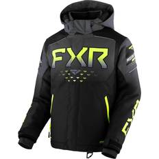 FXR Børnetøj FXR Jakke Helium Snow Junior - Sort/Koksgrå Fade/HiVis