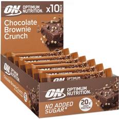 65.0 g Bars Optimum Nutrition Chocolate Brownie Crunch Bar 65g 10 st