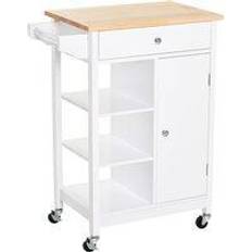 Homcom Kitchen Trolley Table