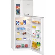 Bomann dtr 353 retro-doppeltür-kühlschrank, 55cm Weiß