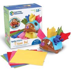 Pedagogiska leksaker 2 år Learning Resources Spike the Fine Motor Hedgehog Tissue Pal, Tygboxleksak, 11 delar, 18 månader inlärningsleksaker, babyleksaker, pedagogiska leksaker, finmotorik, Montessorileksaker
