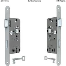 Security Bks ZT-Einsteckschloss BB 72/55/20/8mm DIN L silber rd Kl 1