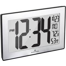 Marathon Atomic Self Setting Self Adjusting With Stand & timezones Wall Clock