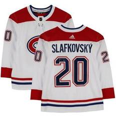 Adidas montreal Juraj Slafkovsky Montreal Canadiens Autographed White adidas Authentic Jersey