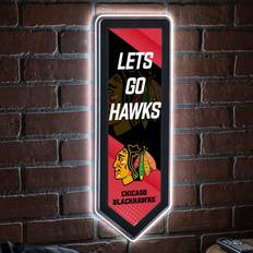 Evergreen Enterprises Chicago Blackhawks LED Wall Pennant