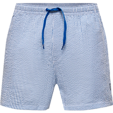 Only & Sons Printed Swim Shorts - Blue/Turkish Sea