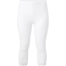 Oslo 3/4 Leggings - White