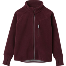 Reflekser Fleecejakker Polarn O. Pyret Kids Waterproof Fleece Jacket - Plum