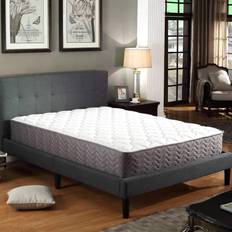 Allergy Friendly Spring Mattresses Swiss Ortho Sleep Bamboo 12 Inch Queen Coil Spring Mattress