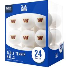 Table Tennis Balls Victory Tailgate Washington Commanders Logo Tennis Balls 24-pack