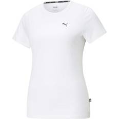 Puma Women T-shirts Puma ladies essentials logo tee crew neck short sleeve uni