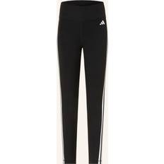 Donna - Nero Collant Adidas Leggings 7/8 Train Essentials 3-Stripes High-Waisted - Black