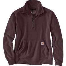 Carhartt Dam Överdelar Carhartt Women's Midweight Half Zip Sweatshirt, Blackberry Heather