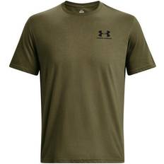 Under Armour Left Chest Logo Short Sleeve Men's - Marine OD Green/Black