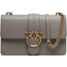 Pinko Classic One Simply Love Bag - Walnut/Antique Gold