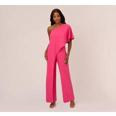 Adrianna Papell One Shoulder Wide Leg Jumpsuit