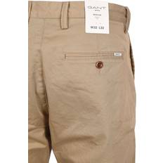 Gant Bukser Gant Herre Regular fit chinobukser af twill 32/34 Beige