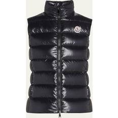 Down vest women Moncler Ghany Sleeveless puffer jacket black