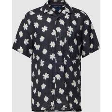 Tommy Hilfiger Mono Flower RF Shirt S/S Herr Kortärmade Skjortor