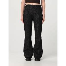 Ganni Stretch Jacquard Flared Pants Dam Breda Ben
