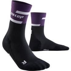 Dame - Lilla - Løb Strømper CEP The Run Compression Mid Cut Socks 4.0, Women - Violet/Black