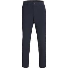 HUGO BOSS Byxor & Shorts HUGO BOSS Regular Fit Trousers In Water Repellent Stretch Fabric - Mörkblå