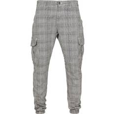 Urban Classics Classic Glen Cargo Jog Trousers - Blanc