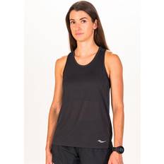 Noir - Randonnée Soutiens-gorge Saucony Women's Stopwatch Singlet - Black