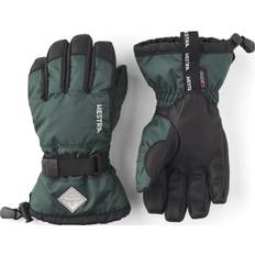 Boys - Green Mittens Hestra Jr Gauntlet Czone - Bottle Green/Black (32530-880100)