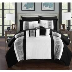 Chic Home Clayton Sängöverkast Vit (228.6x228.6cm)