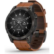 Garmin epix gen 2 Garmin Epix (Gen 2) 47mm Sapphire Edition with Leather Band