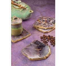 Purple Coasters GAURI KOHLI Dazzle Amethyst Coaster