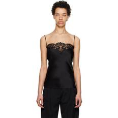 Ropa Stella McCartney Net Sustain Top Aus Satin - Schwarz