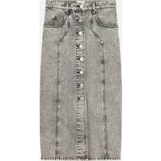 Isabel Marant Étoile Vandy Denim Midi Skirt FR 34/UK