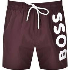 Purple Swimming Trunks HUGO BOSS Men's Standard Octopus Swim Trunk, Eggplant