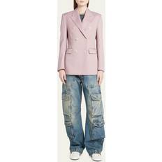 Donna - Oro Blazer GOLDEN GOOSE Blazer Doppiopetto In Tessuto Sartoriale Color Rosa