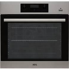 Self Cleaning - Single - Steam Ovens AEG BES355010M Stainless Steel